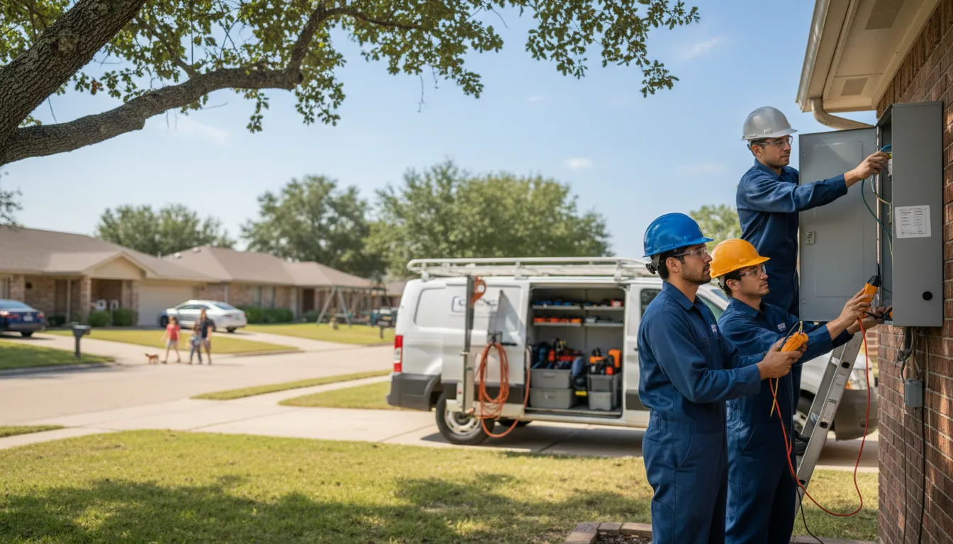 Certified electrician providing emergency electrical services in Bejou, MN